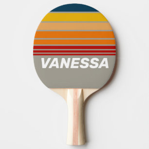Raquette De Ping Pong Aurora Arcade Horizon Rayures avec nom