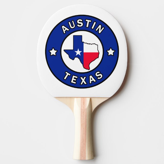 Raquette De Ping Pong Austin Texas (Devant)