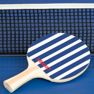 Raquette de ping pong avec monogramme