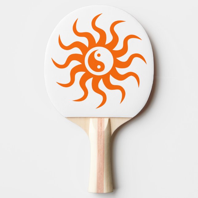 Raquette De Ping Pong Aztec Sun-Yin Yang/Orange (Devant)