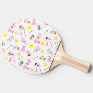 Raquette De Ping Pong Baguette Magique Joliment Dent Blanche Fée Des Den