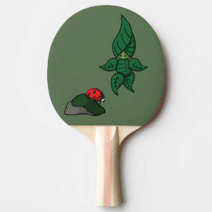 Raquette De Ping Pong Balade dans la pagaie de Ping Pong Woods