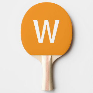 Raquette De Ping Pong Balle de ping-pong personnalisée blanche et jaune