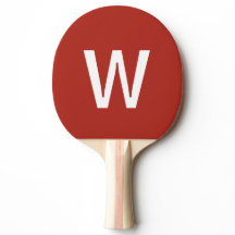 Balle de ping-pong personnalisée rouge et blanc