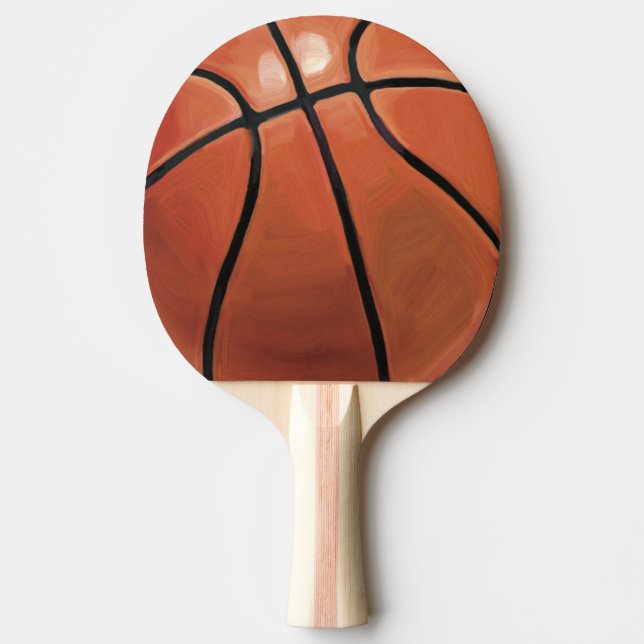 Raquette De Ping Pong Ballon de basket (Devant)