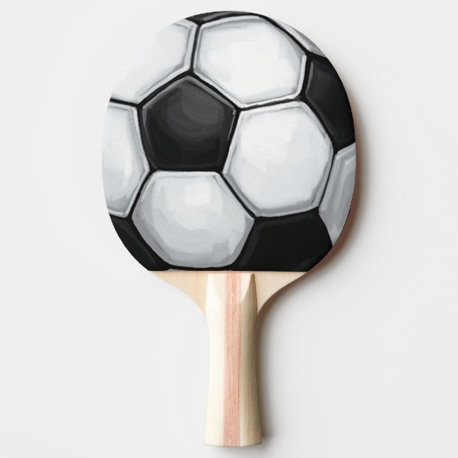 Raquette De Ping Pong Ballon de football (Devant)