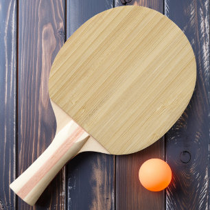 Raquette De Ping Pong Bambou Clair