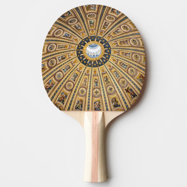 Raquette De Ping Pong Basilique Saint-Pierre Dôme - Vatican, Rome, Itali (Devant)
