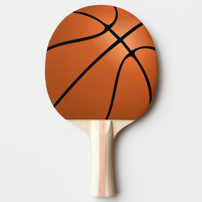Raquette De Ping Pong Basket-ball (balle) (Devant)