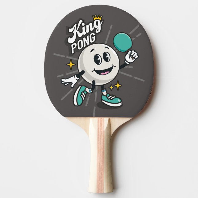 Raquette De Ping Pong Batte de ping-pong King Pong (Devant)