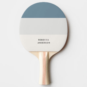 Raquette De Ping Pong Beach Vibe Colorblock Bleu - Bande horizontale