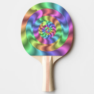 Raquette De Ping Pong Beau motif géométrique -