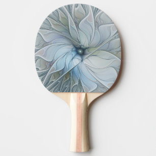 Raquette De Ping Pong Beauté Élégante Art Abstrait Moderne Fleur Fractal
