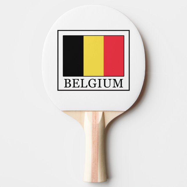 Raquette De Ping Pong Belgique (Devant)