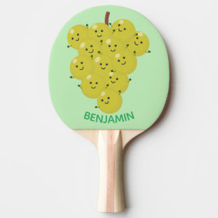 Raquette De Ping Pong Belle bande de raisins amusante illustration
