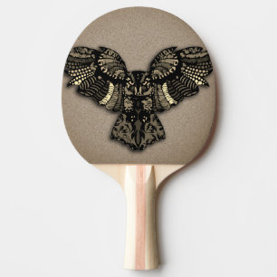 Raquette De Ping Pong Belle Chouette Rustique