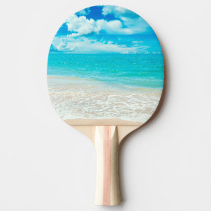 Raquette De Ping Pong Belle plage d'été