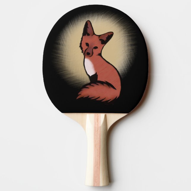 Raquette De Ping Pong Belle Renard rouge Foxy (Dos)