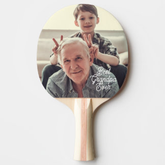 Raquette De Ping Pong Best Grandpa Ever Photo Script Custom