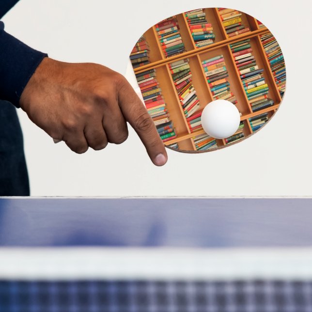 Raquette De Ping Pong Bibliothèque Livres Librairie Vêtements de livres  (Insitu)
