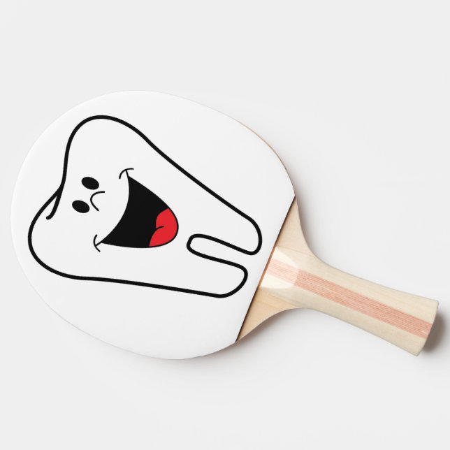 RAQUETTE DE PING PONG "BITE ME" DUR (Côté)