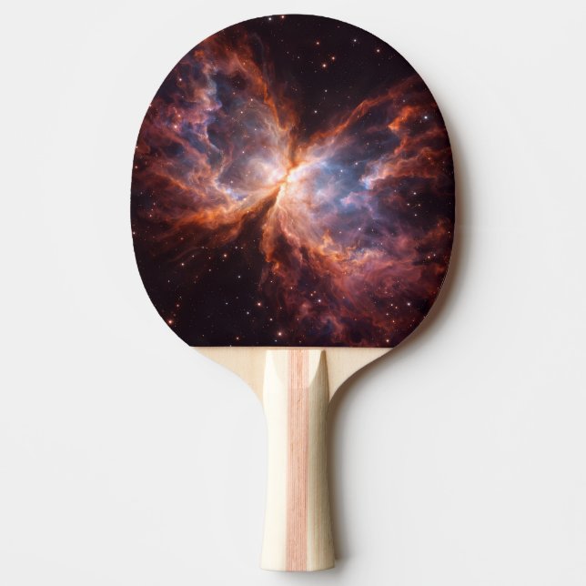 Raquette De Ping Pong Black 4 Luxe ping pong paddle, Butterfly Nebula (Devant)