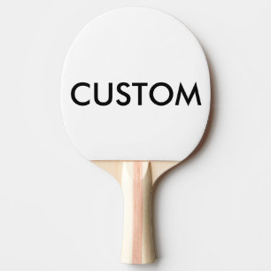 Raquette De Ping Pong Blanc de palette de ping-pong personnalisé par