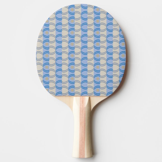 Raquette De Ping Pong Bleu courant Tan de Candystripe (Devant)