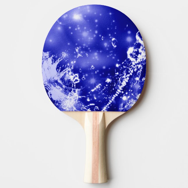 Raquette De Ping Pong Bleu foncé (Devant)