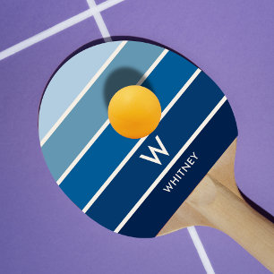 Raquette De Ping Pong Bleu Gradient Strigramme personnel