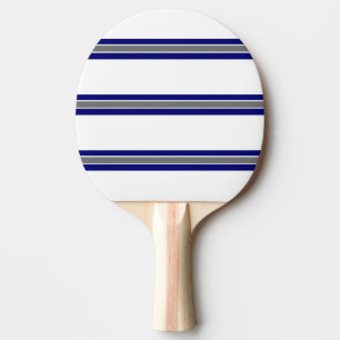 Raquette De Ping Pong Bleu gris et blanc