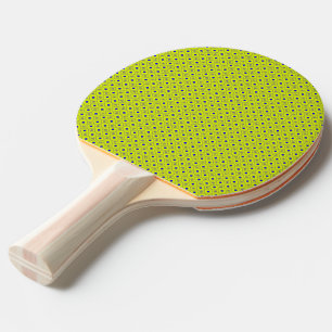 Raquette De Ping Pong Bleu jaune Vert Motif diamant double face