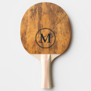 Raquette De Ping Pong Bloc de Découpage Monogramme