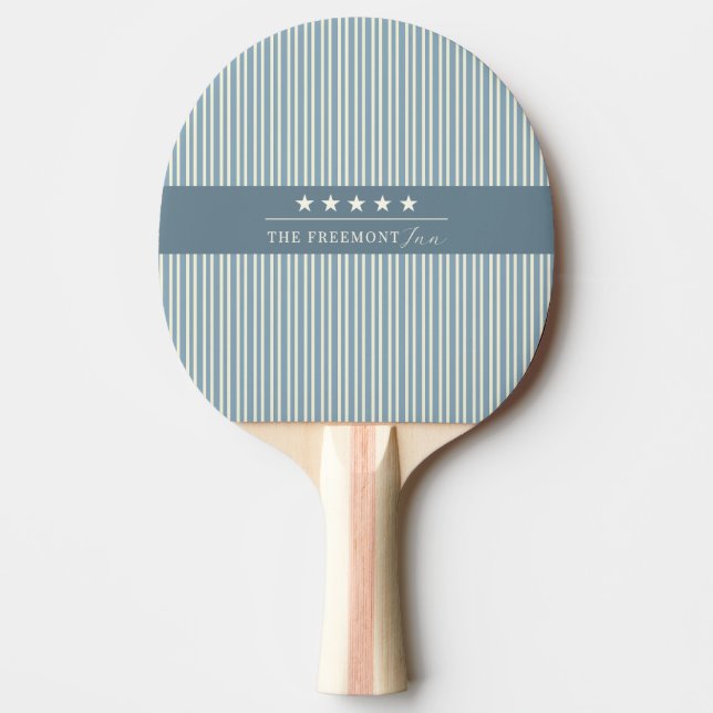 Raquette De Ping Pong Blue Cream Stars Stripes (Devant)