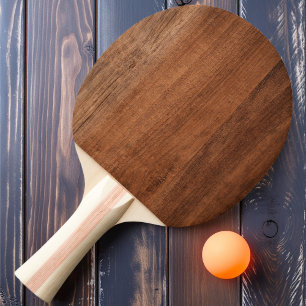Raquette De Ping Pong Bois de noyer rustique