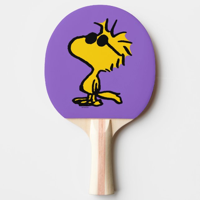 Raquette De Ping Pong Bois En Lunettes De Soleil (Devant)