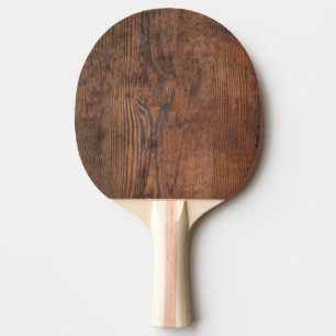 Raquette De Ping Pong Bois foncé noyer rustique simple