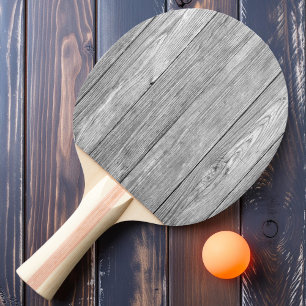 Raquette De Ping Pong Bois gris foncé patiné
