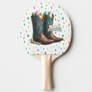 Raquette De Ping Pong Bottes d'oeufs du Texas/sud-ouest de Pâques