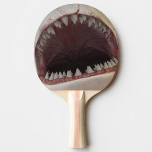 Raquette De Ping Pong Bouche de requin blanc