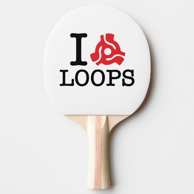Raquette De Ping Pong Boucles d'adaptateur I 45 (Devant)