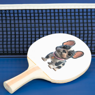 Raquette De Ping Pong Bouledogue Français