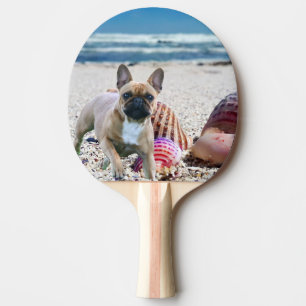 Raquette De Ping Pong Bouledogue français été French Bulldog