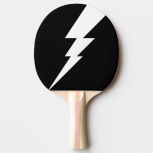 Raquette De Ping Pong Boulon éclair blanc