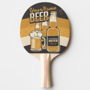 Raquette De Ping Pong Bouteille de bière personnalisée Barre de brassa