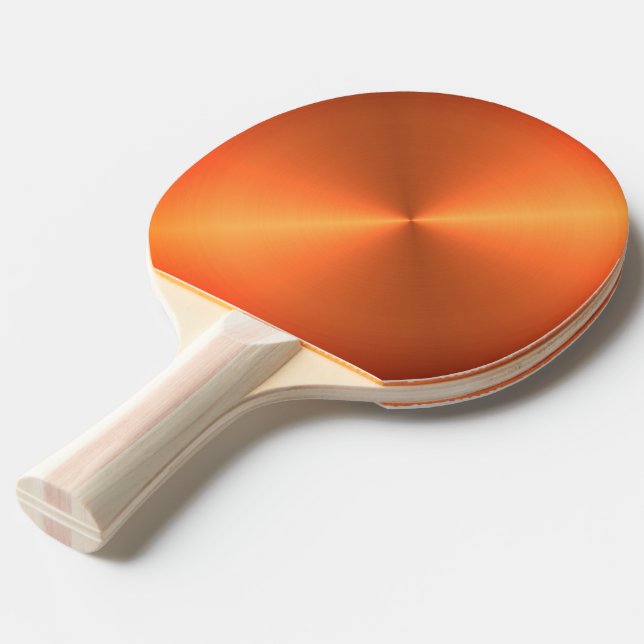 Raquette De Ping Pong Brillant rouille orange (Devant Angle)