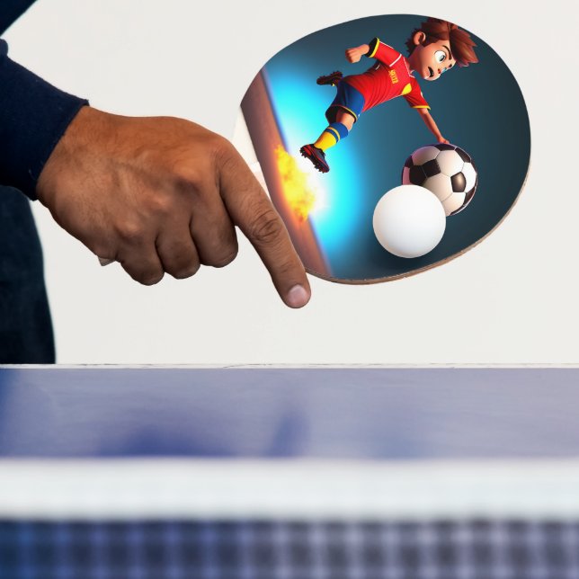 Raquette De Ping Pong "But Bound : Le coup parfait du garçon Animé" (Insitu)