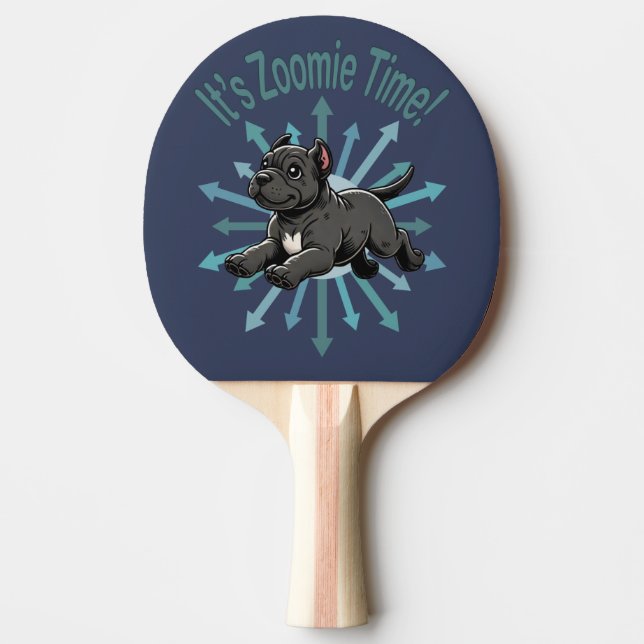 Raquette De Ping Pong C’est Zoomie Time Cane Corso (Devant)