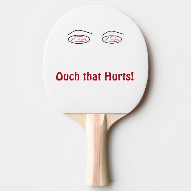 Raquette De Ping Pong Ça fait mal ! Palette (Devant)