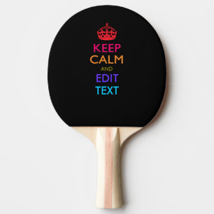 Raquette De Ping Pong CÂBLE DE CONSERVATION PERSONNALISÉ ET Édition d